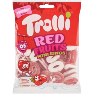 Trolli Red Fruits Mini-Rings Gom