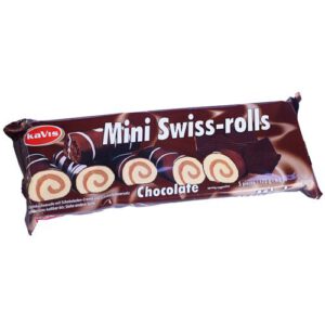 Kavis Mini Swiss Rolls Chocolade 175g