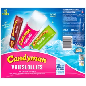 Candyman Vrieslollies 10 Stuks 500 ml