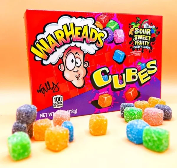 Warheads Chewy Cubes